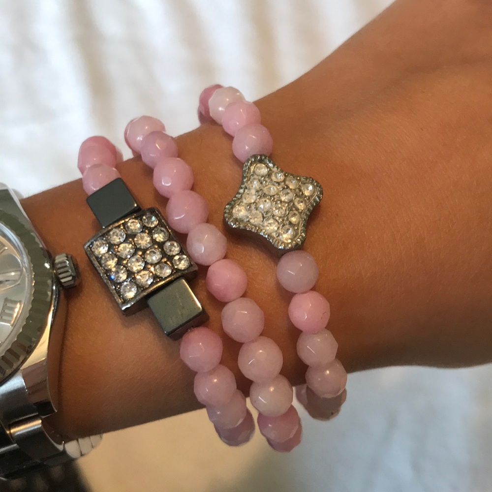 Pink Bracelet Set (3 piece) - Picture 2 of 3